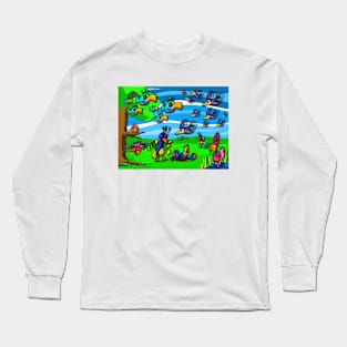 Birds, Birds, Birds Long Sleeve T-Shirt